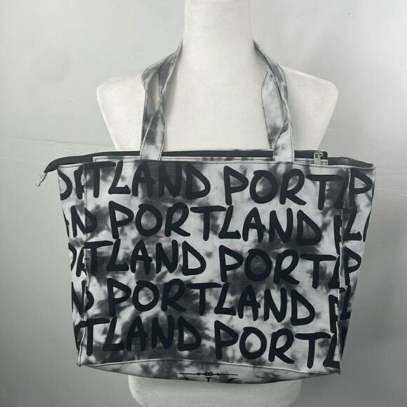 Robin Ruth Tote with zipper Portland black and white - Picture 2 of 8